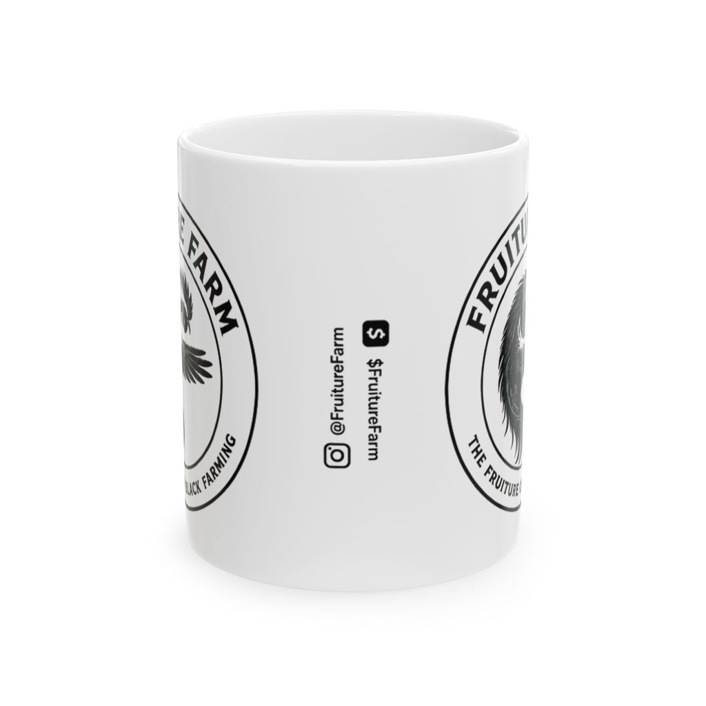 Ceramic Mug — Vintage Fruiture Farm Logo Coffee Cup (11oz, 15oz)