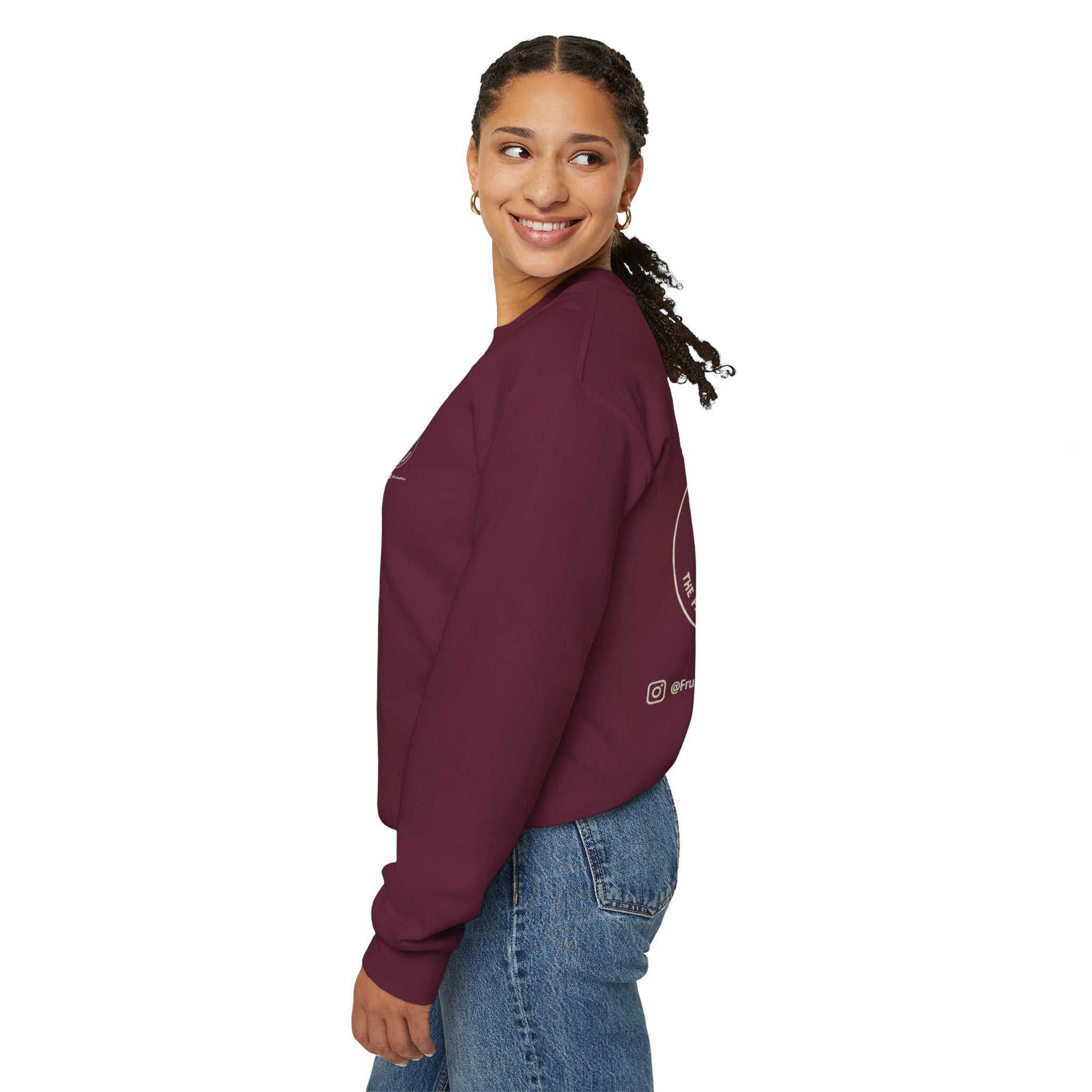 Fruiture Farm Crewneck Sweatshirt — "The Future of Black Farming" Logo Pullover