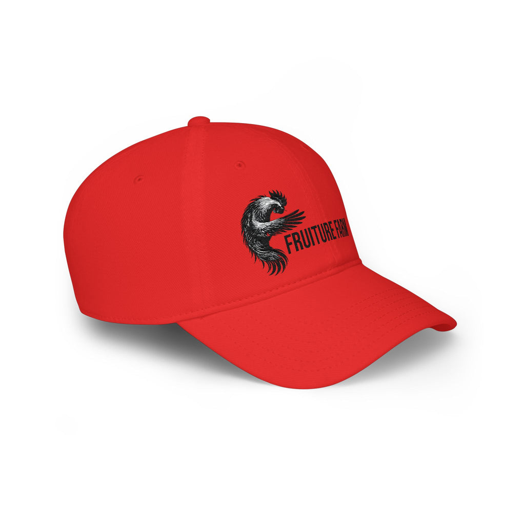 Low Profile Baseball Cap - Fruture Farm Logo Hat (Vintage Monster Emblem)
