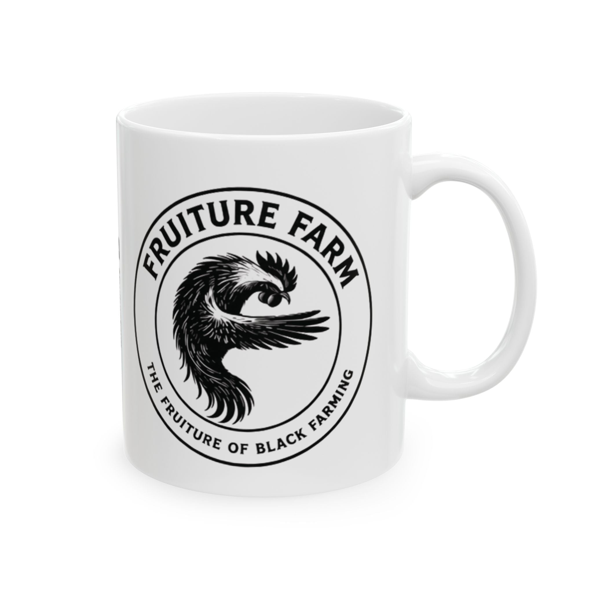 Ceramic Mug — Vintage Fruiture Farm Logo Coffee Cup (11oz, 15oz)