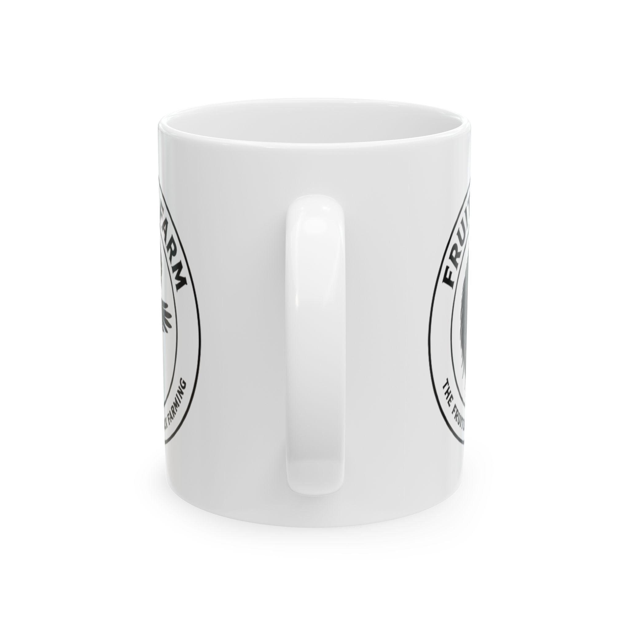 Ceramic Mug — Vintage Fruiture Farm Logo Coffee Cup (11oz, 15oz)