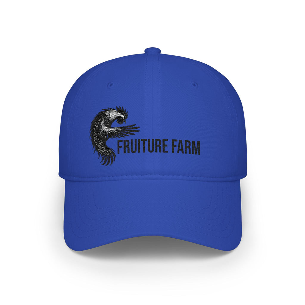 Low Profile Baseball Cap - Fruture Farm Logo Hat (Vintage Monster Emblem)
