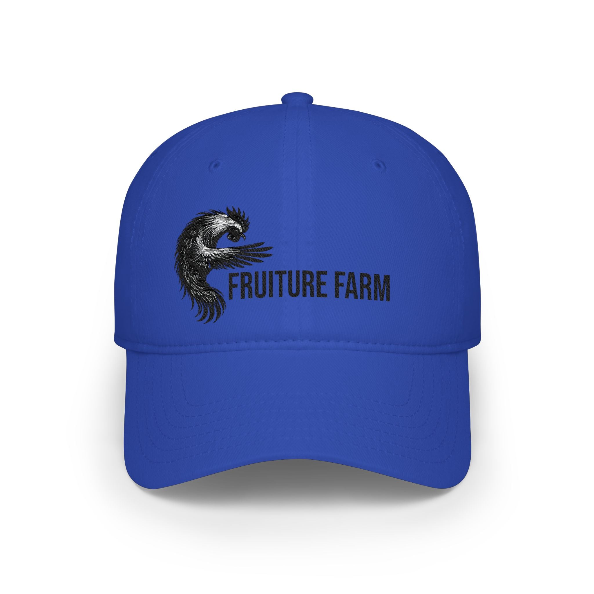 Low Profile Baseball Cap - Fruture Farm Logo Hat (Vintage Monster Emblem)