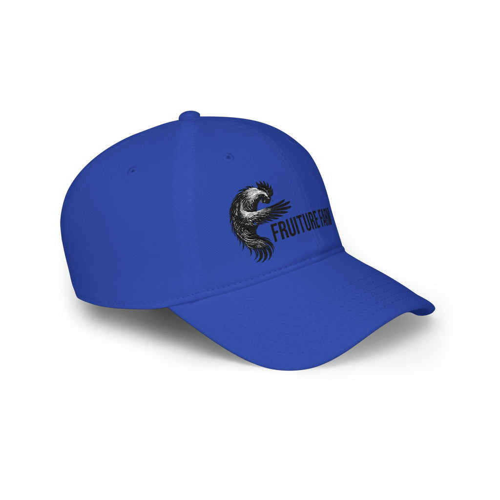 Low Profile Baseball Cap - Fruture Farm Logo Hat (Vintage Monster Emblem)