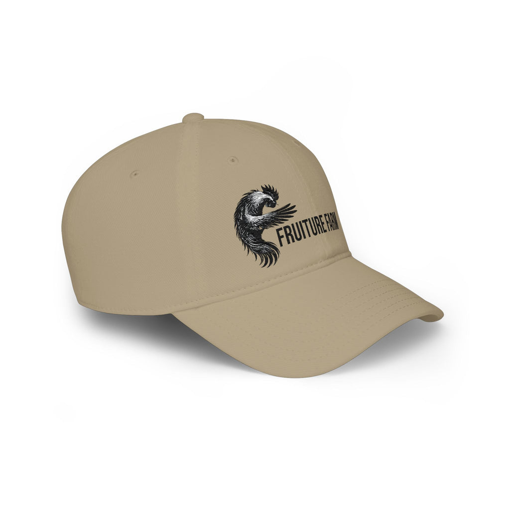 Low Profile Baseball Cap - Fruture Farm Logo Hat (Vintage Monster Emblem)