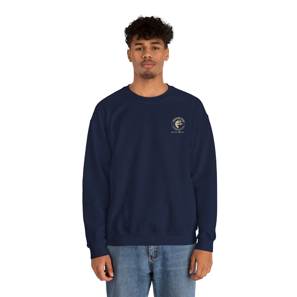 Fruiture Farm Crewneck Sweatshirt — "The Future of Black Farming" Logo Pullover